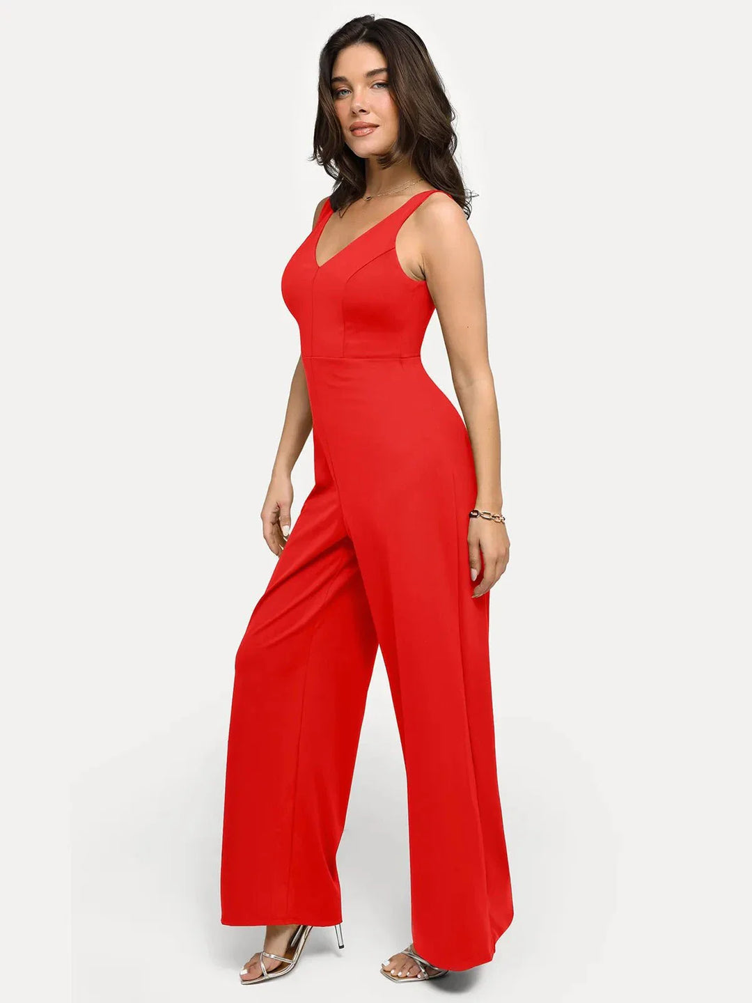 Shapewear Slimming Wide-Leg Jumpsuit - Modefluss