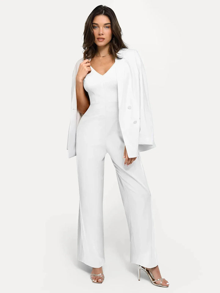 Shapewear Slimming Wide-Leg Jumpsuit - Modefluss
