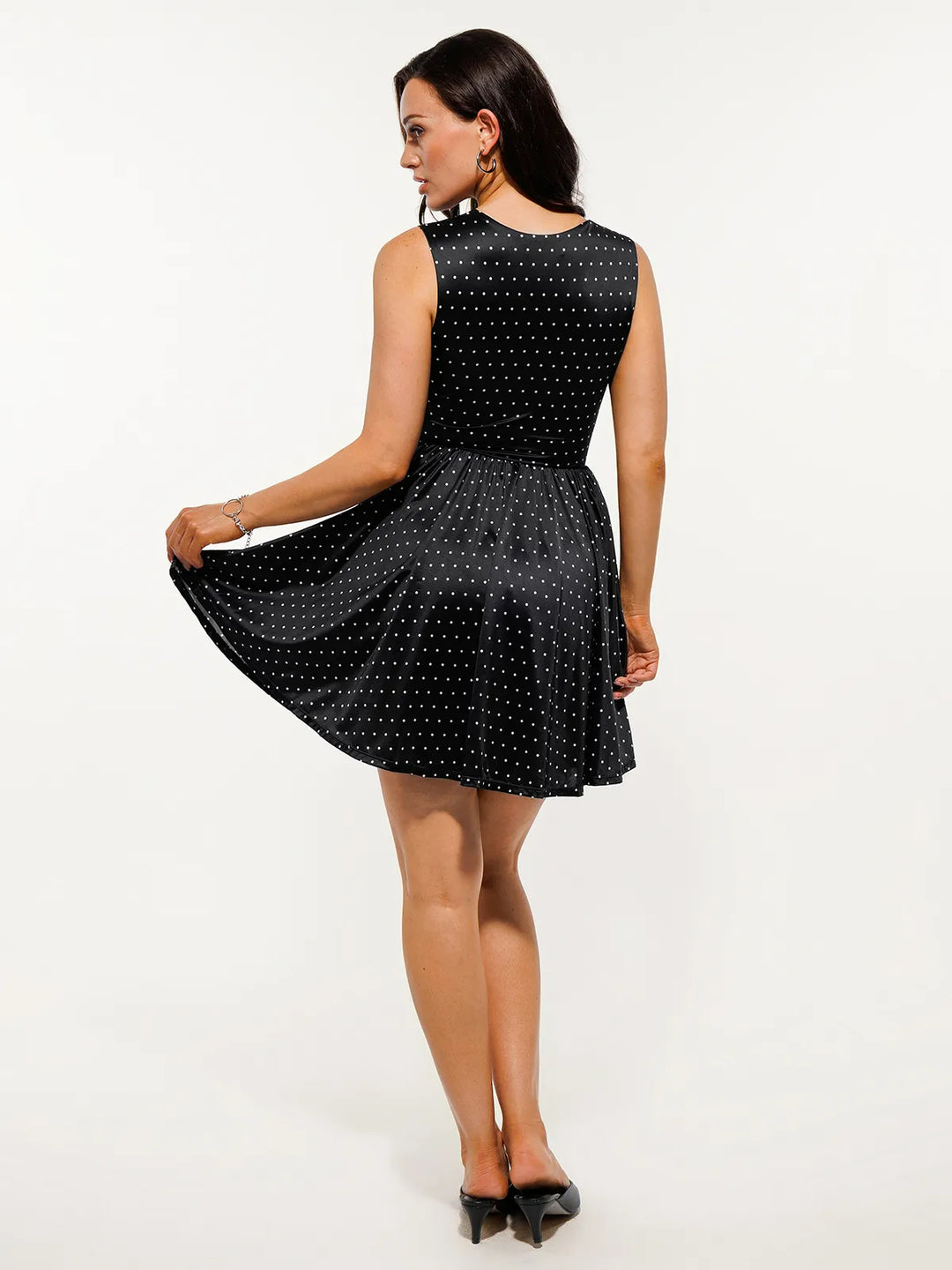 Shapewear Sweetheart Neckline Fit & Flare Mini Dress - Modefluss