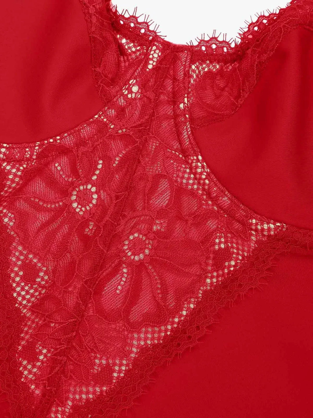 Shapewear Tummy Control Lace Inset Midi Dress - Modefluss