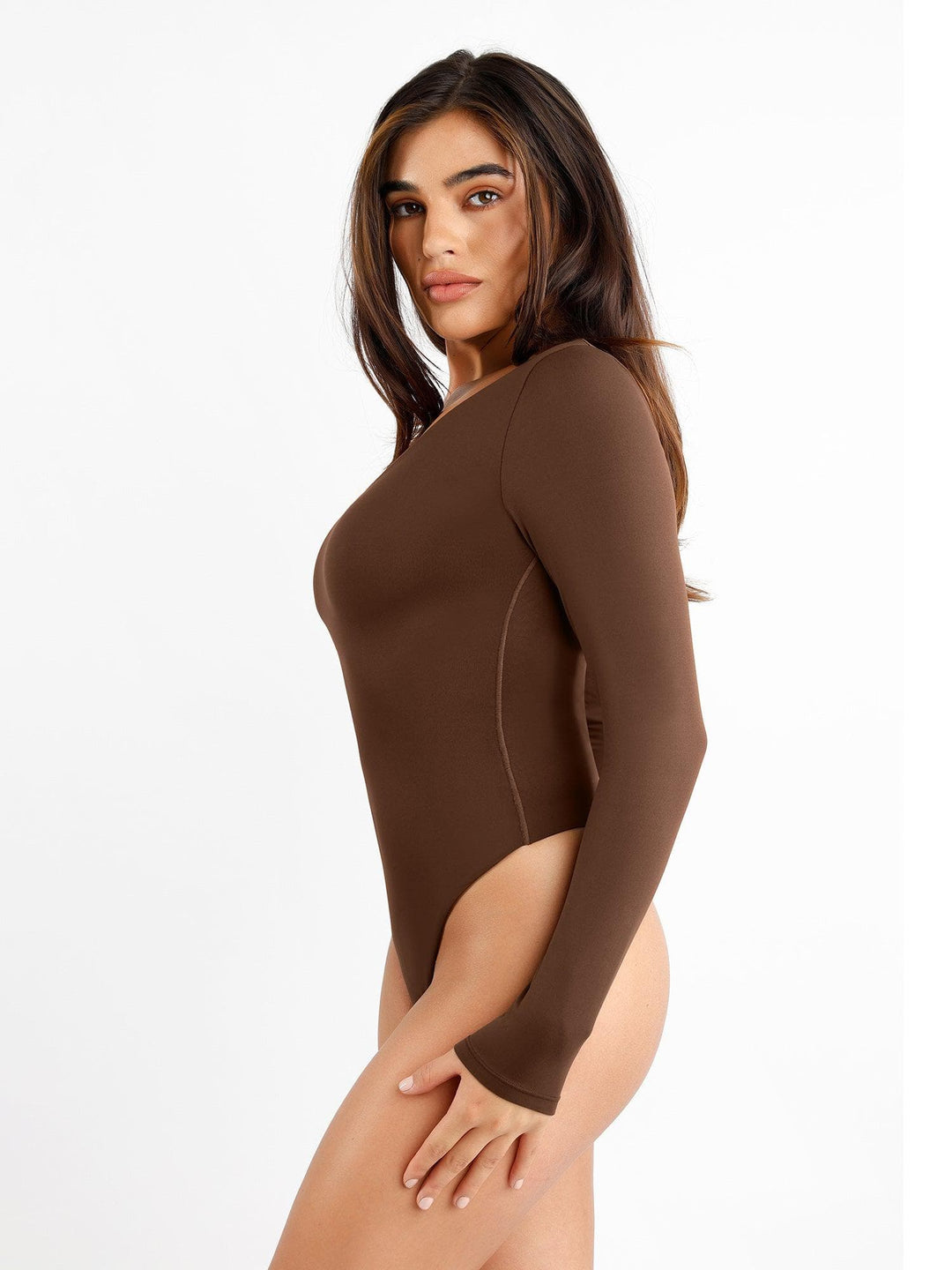 Body sculptant à encolure dégagée CloudSense Shapewear