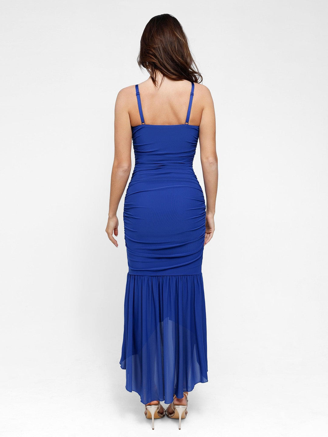 Shapewear Bluetag Cooling Ruched Mesh Bodycon Maxi Dress - Modefluss