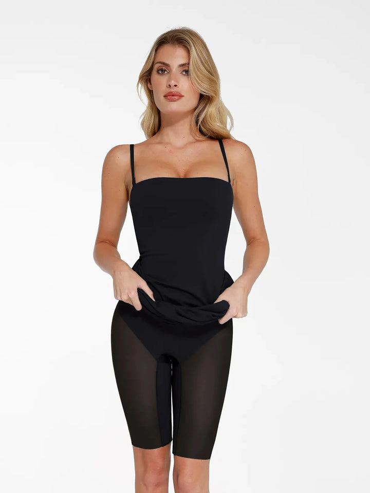 Bluetag Cooling Shapewear Slimming Midi Tube Dress - Modefluss