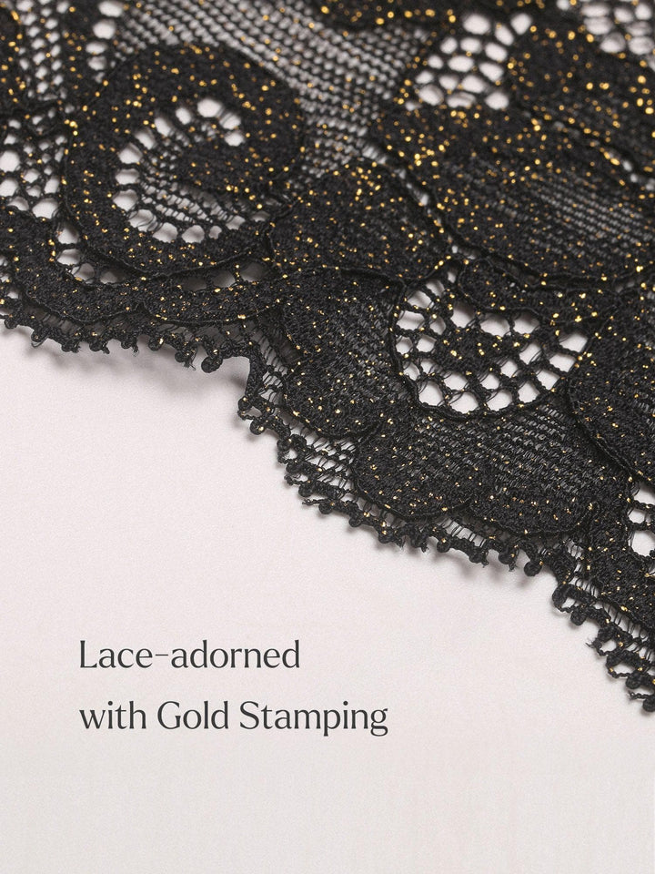 Shapewear Lace Inset Sculpting Mermaid Maxi Slip Dress - Modefluss