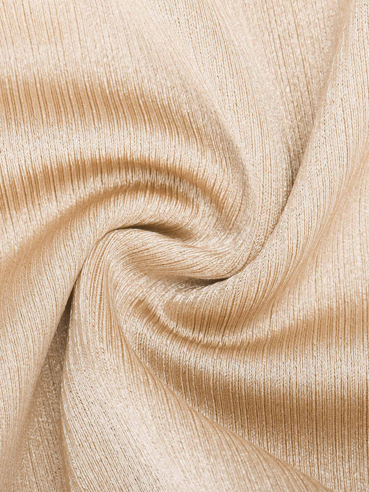 Shapewear Off-Shoulder Ruched Shine Sculpting Midi Dress - Modefluss
