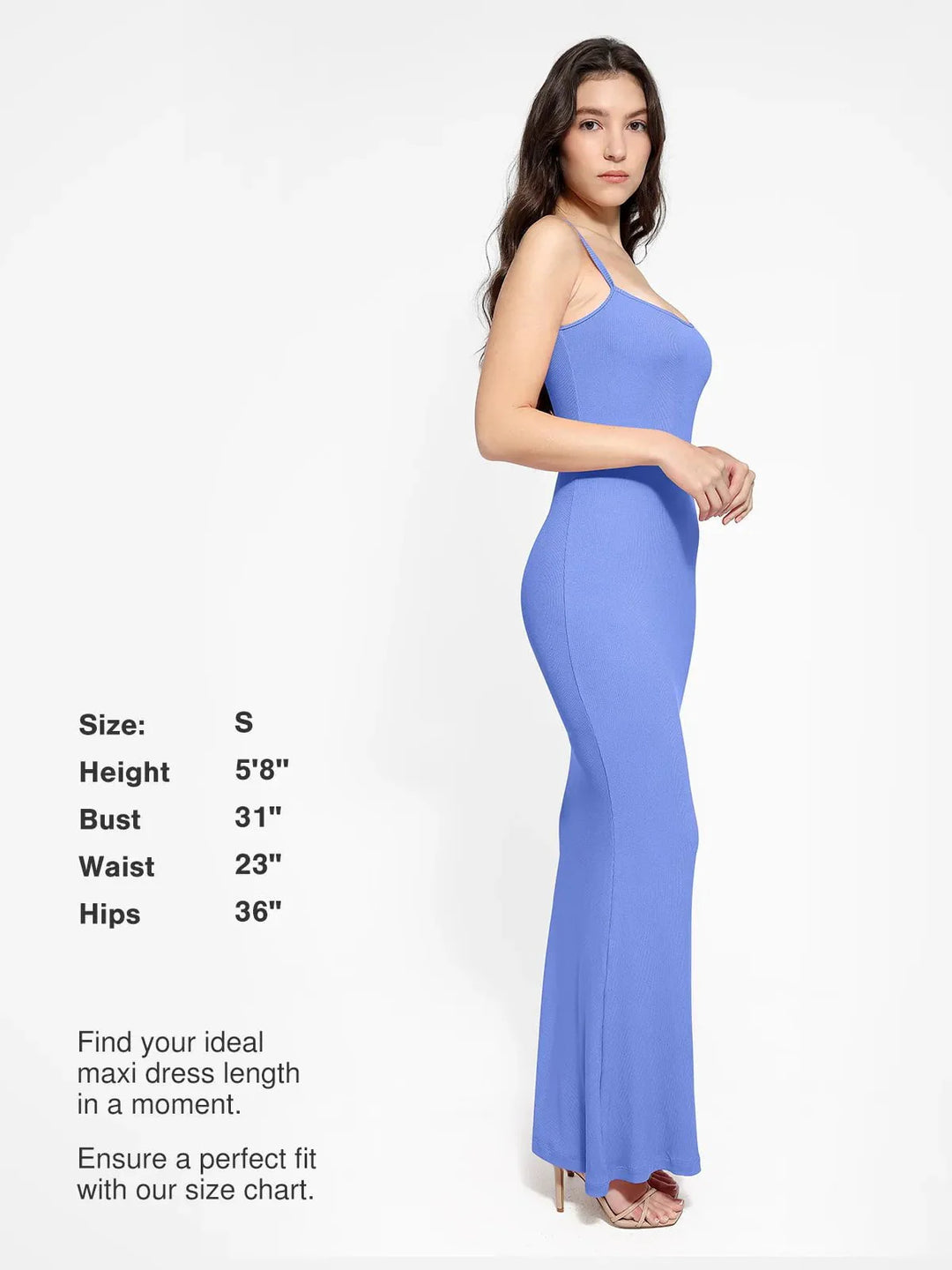 Shapewear Modal Slimming Maxi Slip Dress - Modefluss