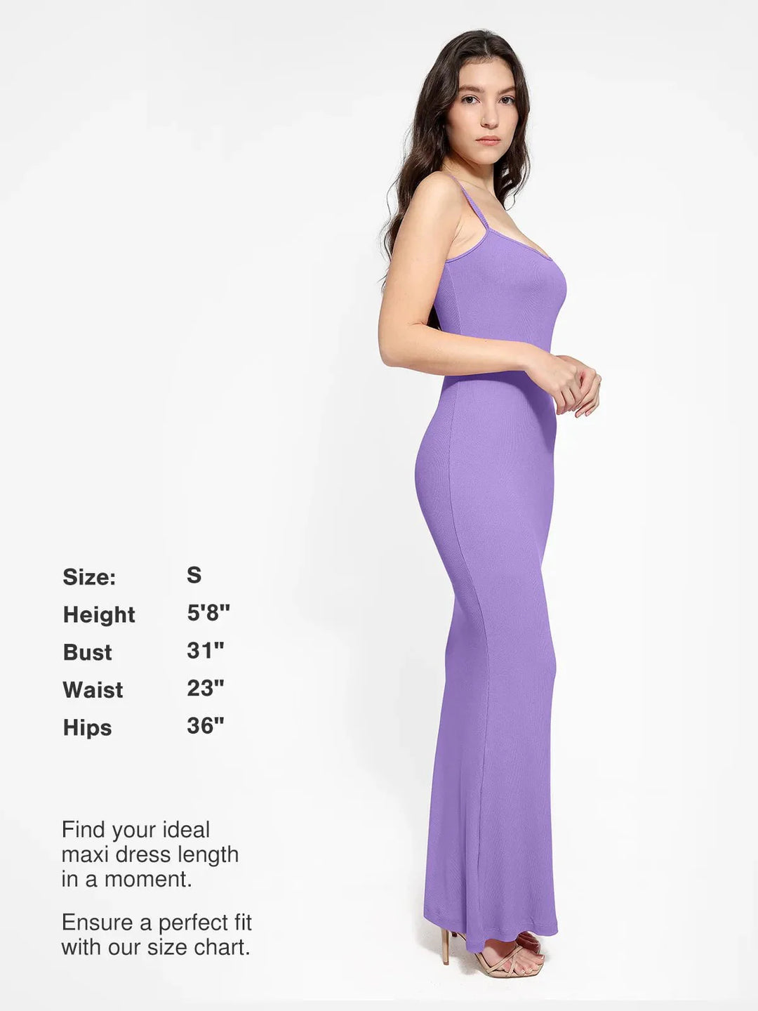 Shapewear Modal Slimming Maxi Slip Dress - Modefluss