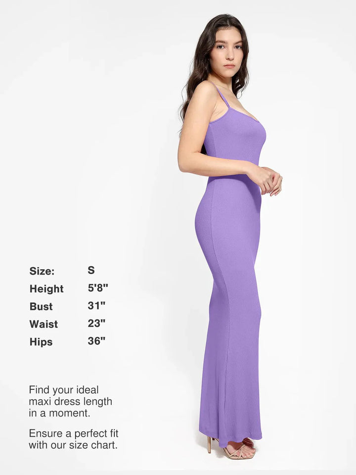 Shapewear Modal Slimming Maxi Slip Dress - Modefluss