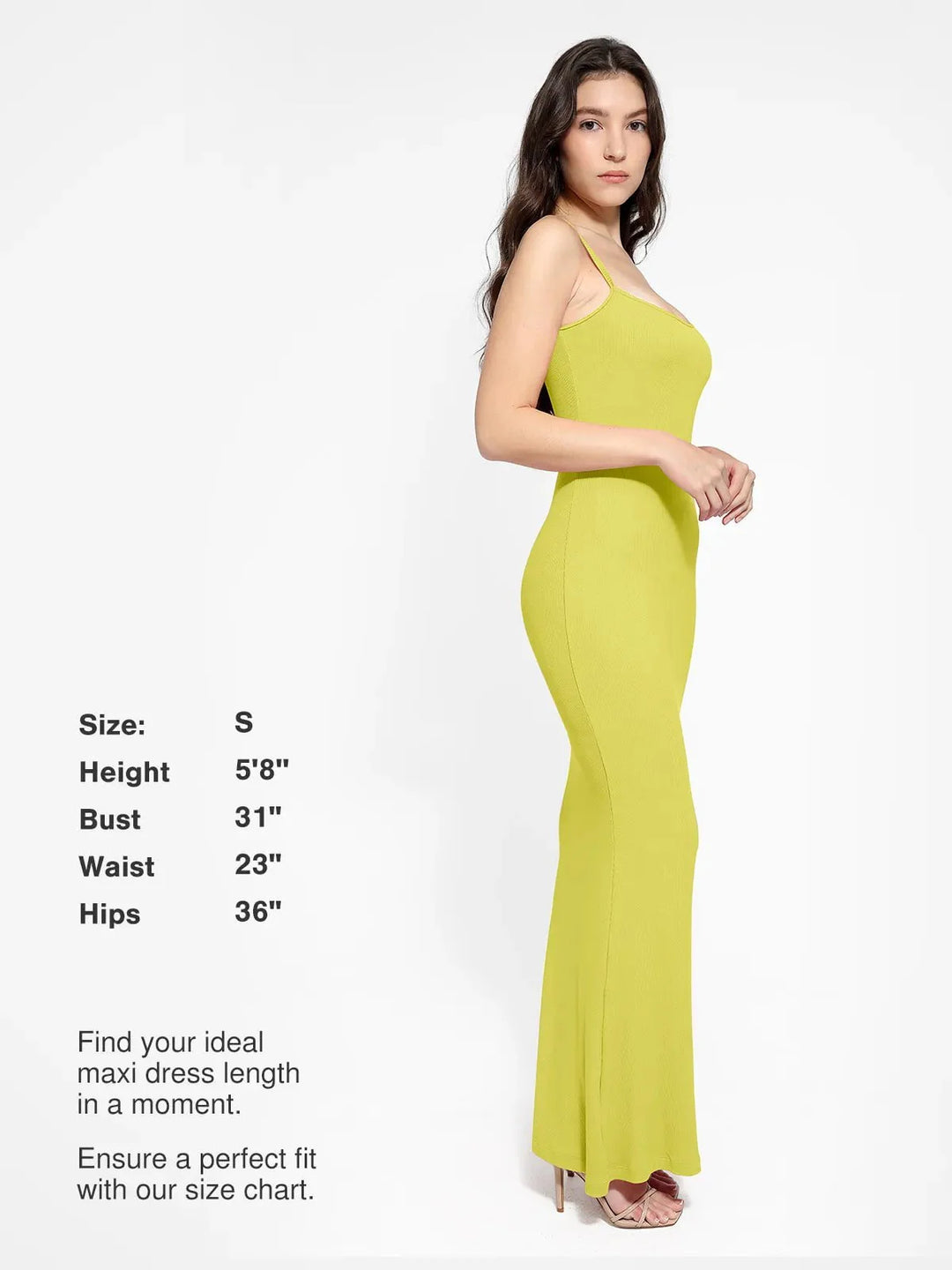 Shapewear Modal Slimming Maxi Slip Dress - Modefluss