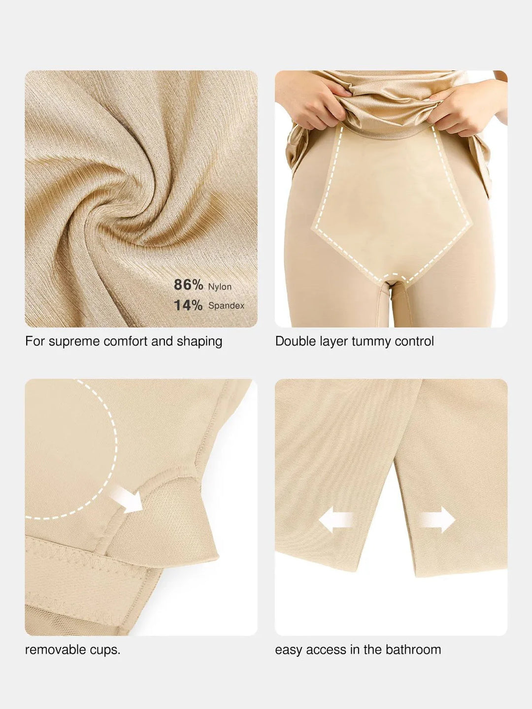 Shapewear Shine Slimming Tummy Control Maxi Slip Dress - Modefluss