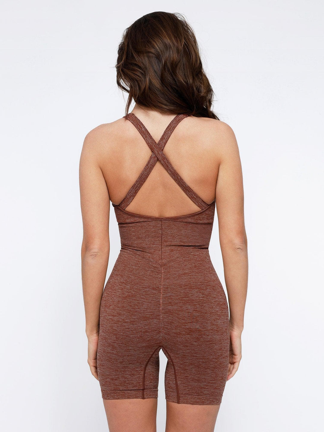 Shapewear Seamless Sport Crossback Romper - Modefluss