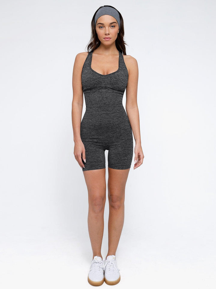 Shapewear Seamless Sport Crossback Romper - Modefluss