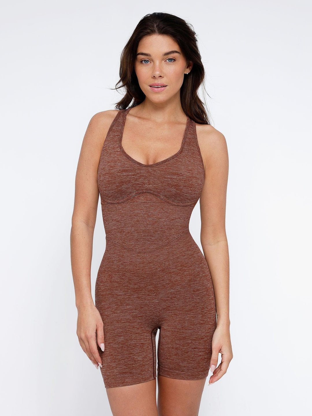 Shapewear Seamless Sport Crossback Romper - Modefluss