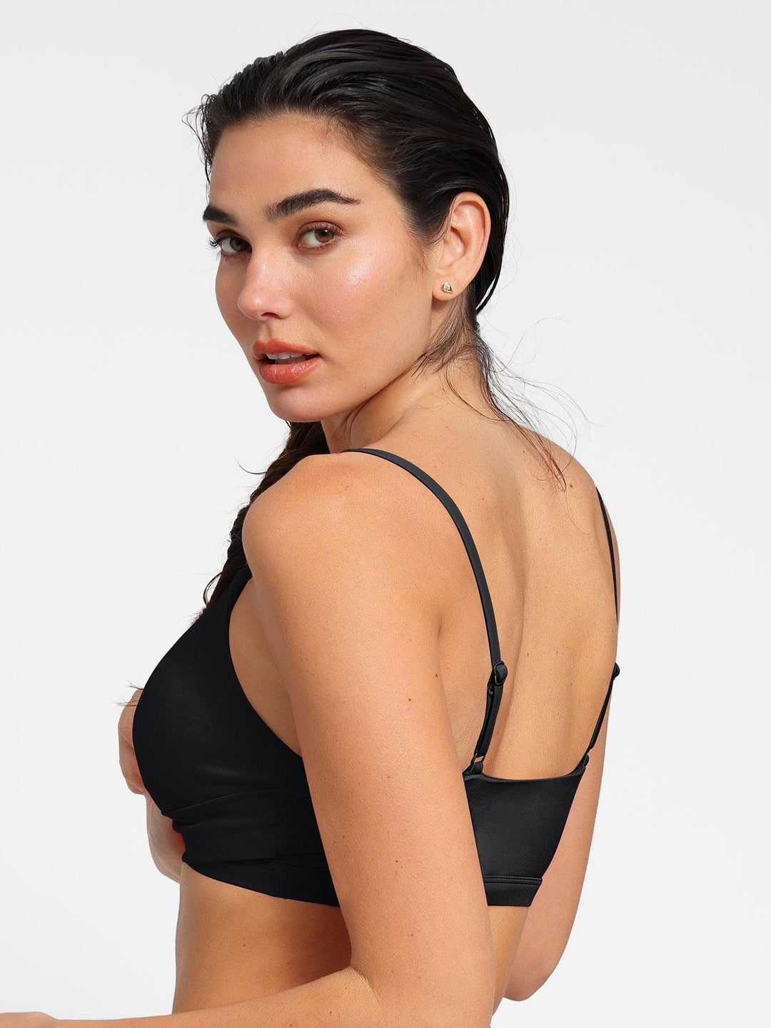 Shapewear Ruched Sculpting Bikini Top and Bottom Set - Modefluss