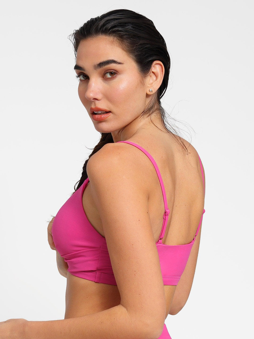 Shapewear Ruched Sculpting Bikini Top and Bottom Set - Modefluss
