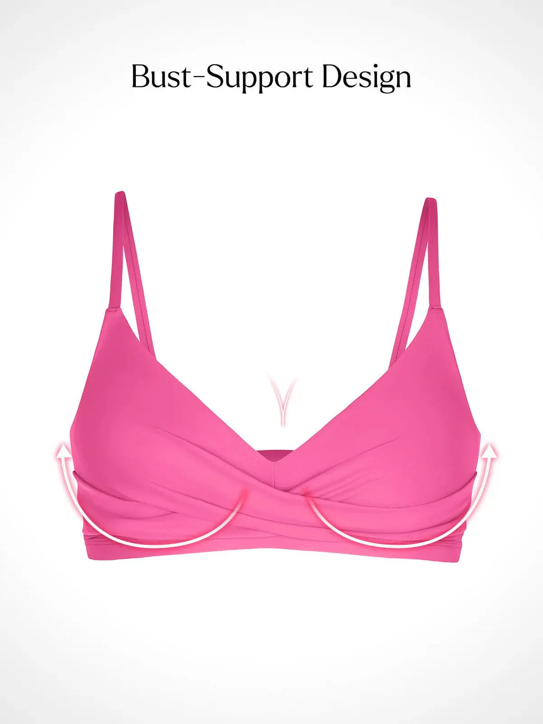 Shapewear Ruched Sculpting Bikini Top and Bottom Set - Modefluss