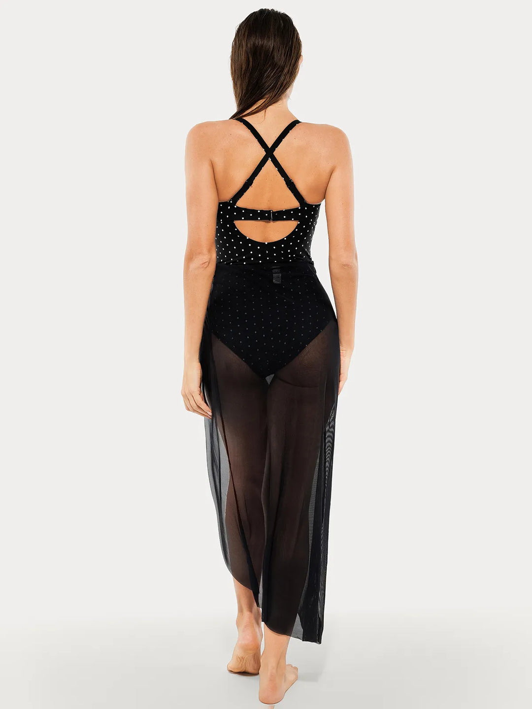 Twist & Shirred Sculpting One-Piece with Removable Straps - Modefluss
