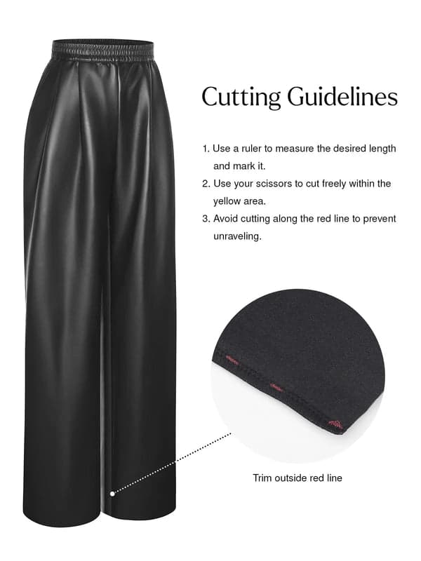 Velvet Wide-Leg Sculpting Trousers - Modefluss