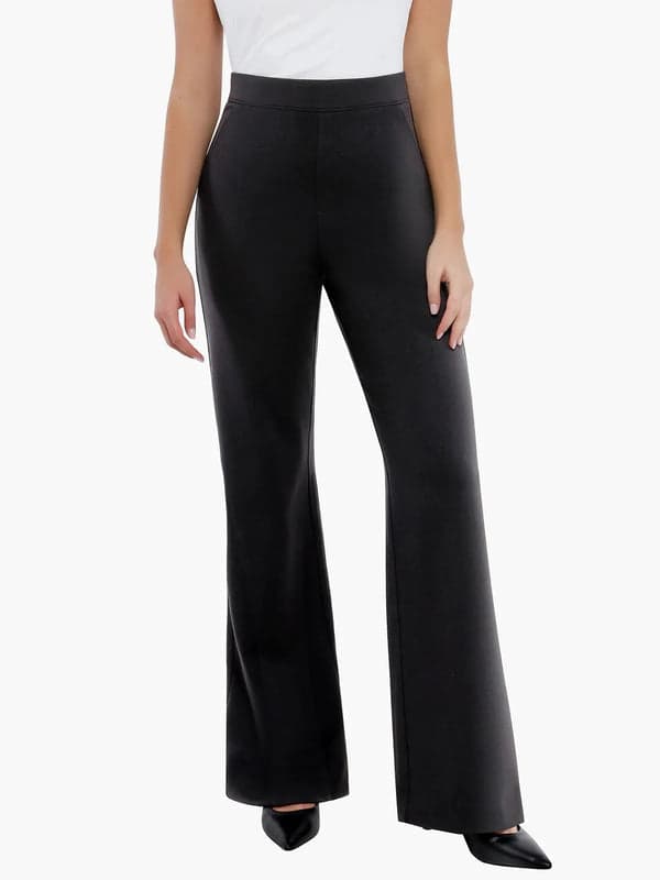 Velvet Wide-Leg Sculpting Trousers - Modefluss