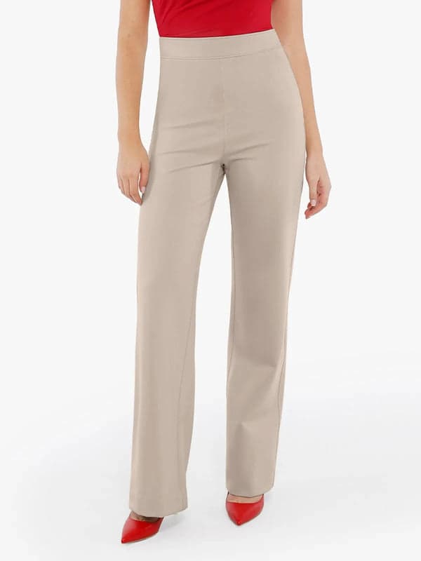 Velvet Wide-Leg Sculpting Trousers - Modefluss