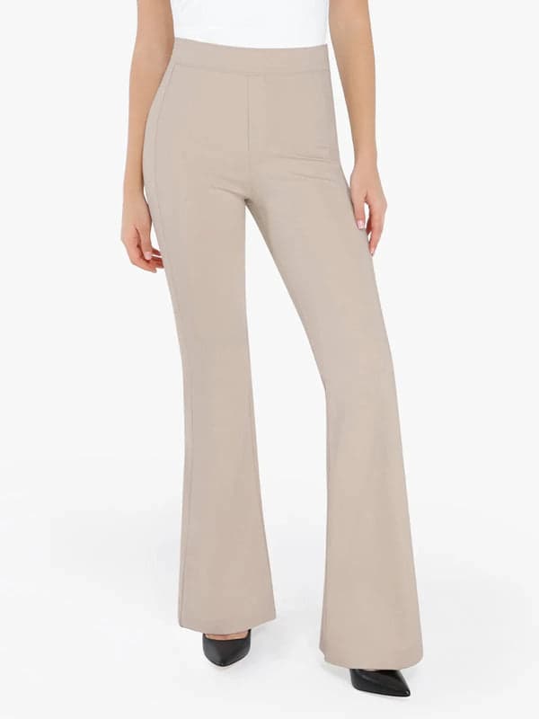 Velvet Wide-Leg Sculpting Trousers - Modefluss