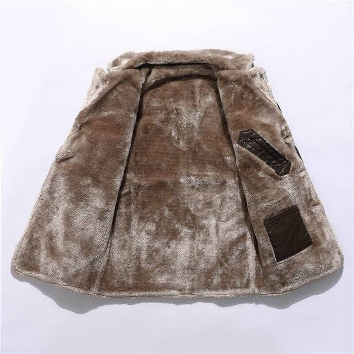 Tom™ - Vintage-Winterjacke aus weichem Kunstleder