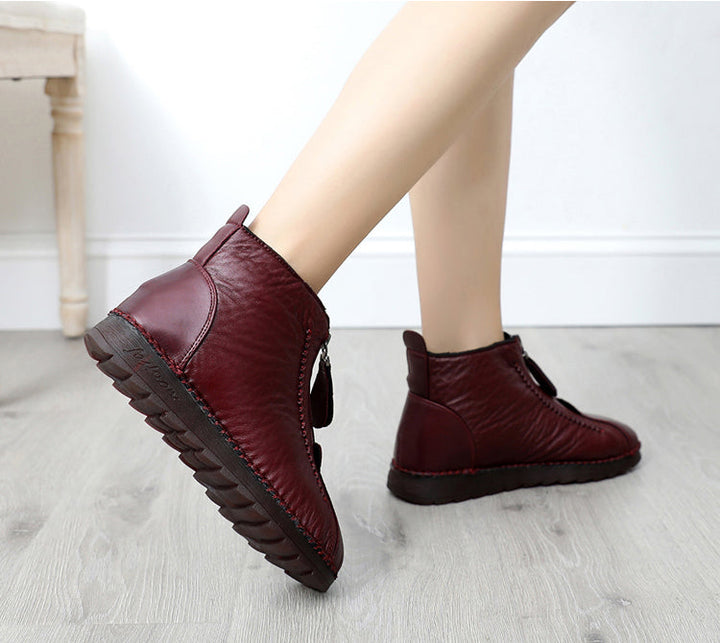 Rosie™ - Weiche, warme Winterstiefel aus veganem Leder