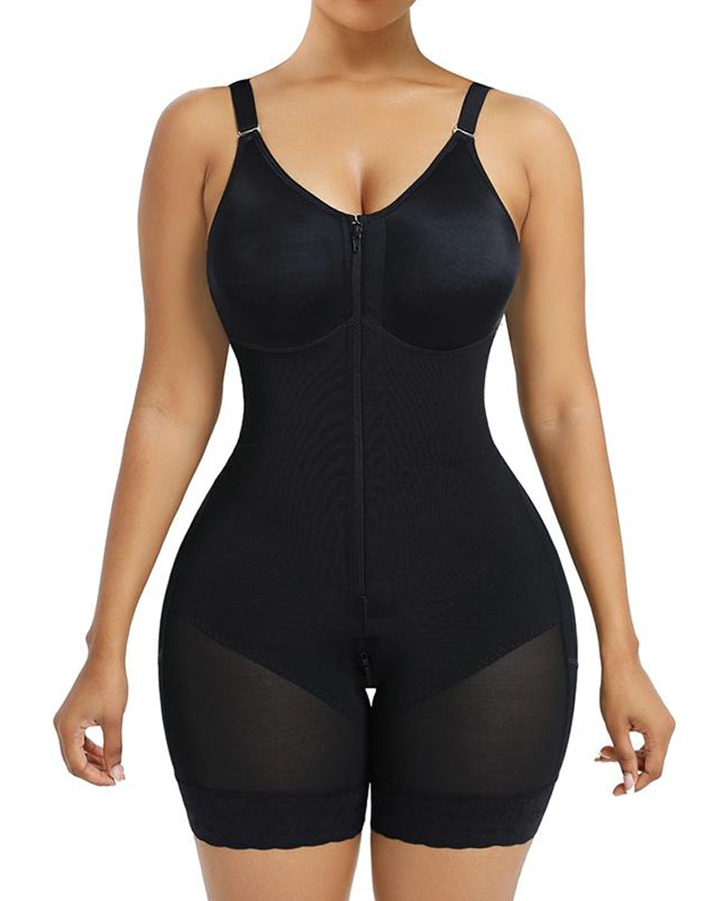 Tummy Control Butt Lifter Shaper with Zipper Crotch Fajas Colombianas Shapewear