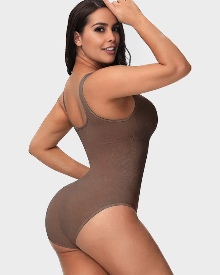 Smoothing Seamless Tank Top Bodysuit Tummy Control Shapewear