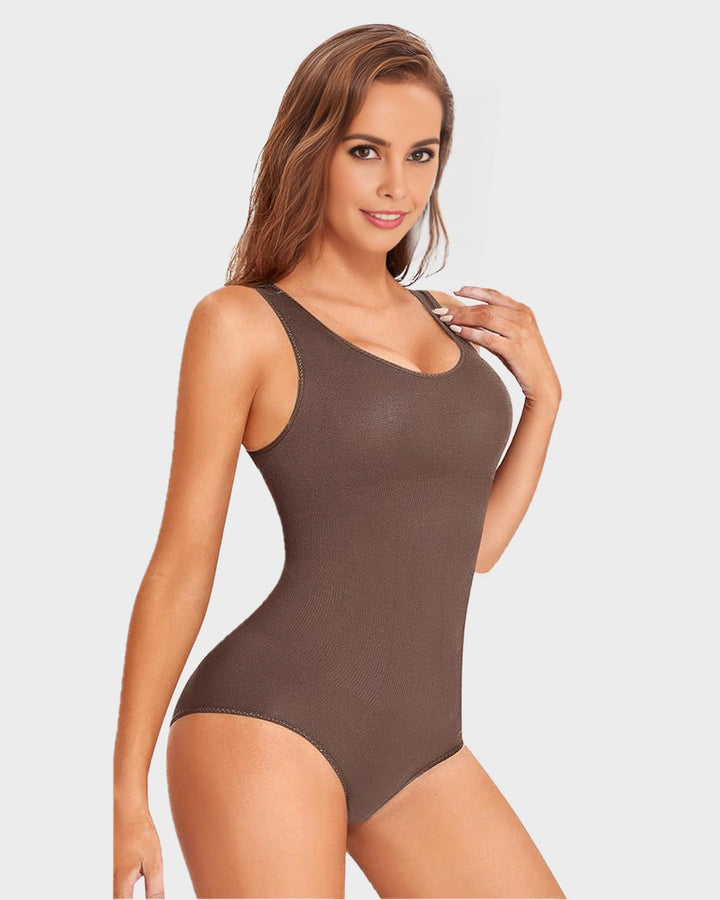 Smoothing Seamless Tank Top Bodysuit Tummy Control Shapewear