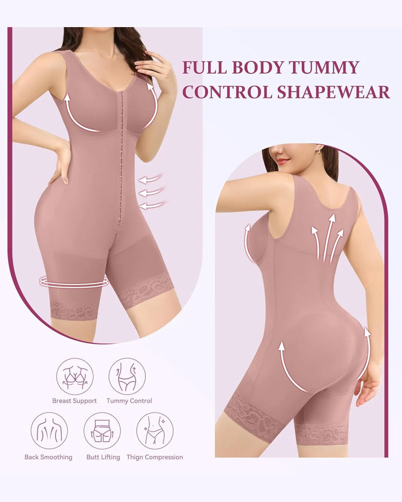 Woobilly® Double Compression Tummy Control Shapewear With Bra