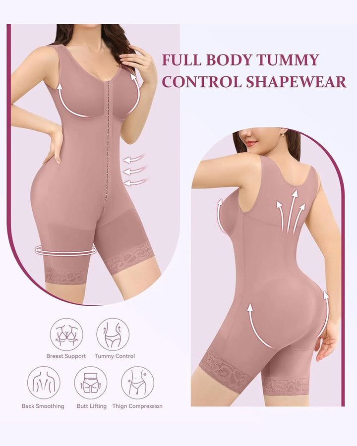 Woobilly® Double Compression Tummy Control Shapewear With Bra