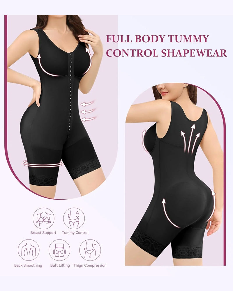 Woobilly® Double Compression Tummy Control Shapewear With Bra