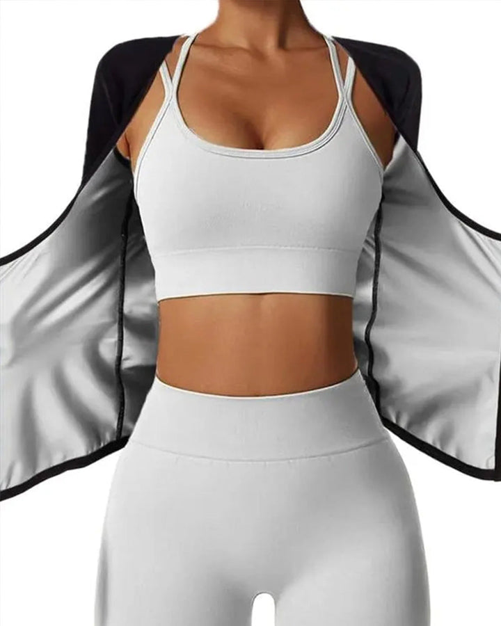 Intense Sweat-Wicking Zip-Up Top