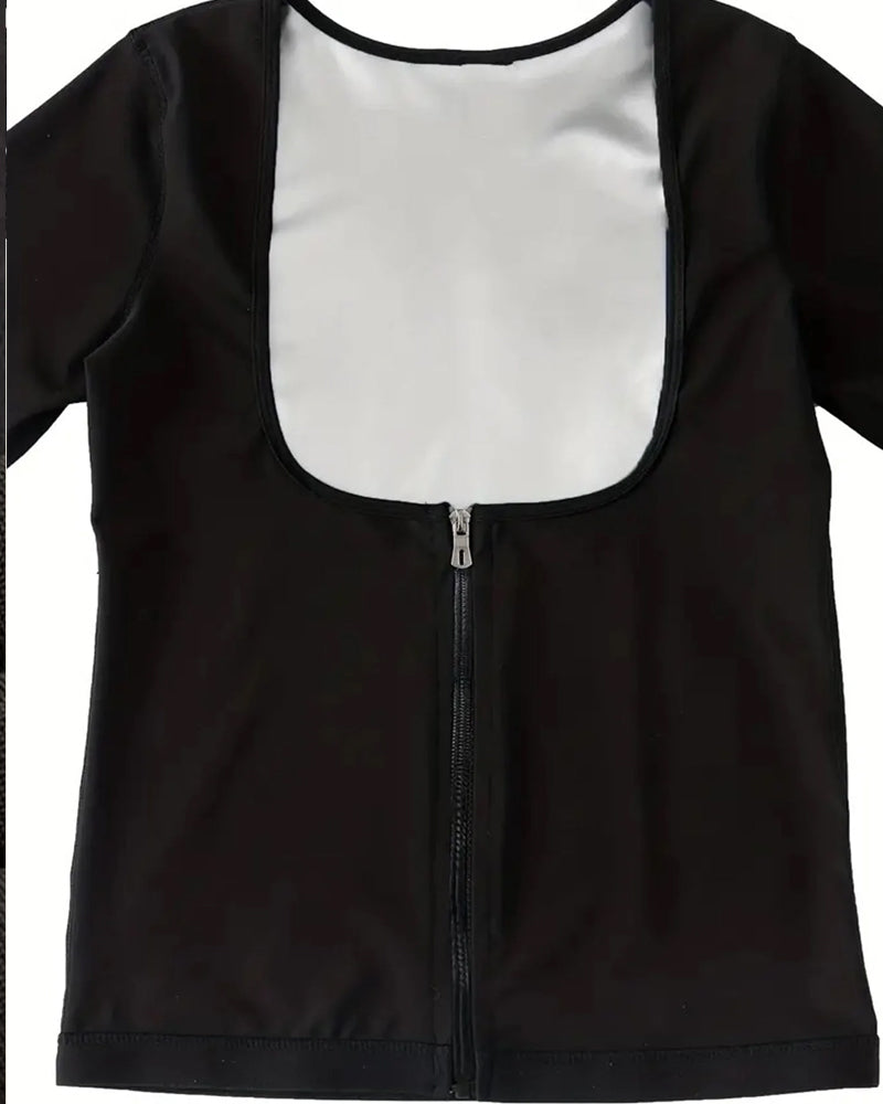 Intense Sweat-Wicking Zip-Up Top