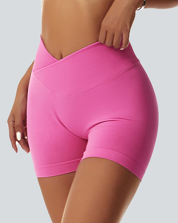 V Waist Butt Lifting Workout Shorts 5" for Women