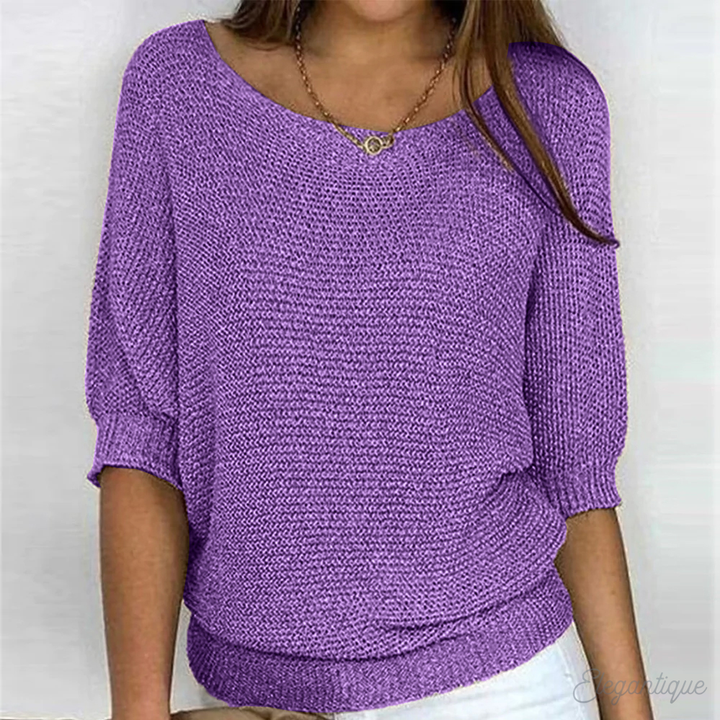 Luna™ - Stilvoller, Strickpulover plus élégant