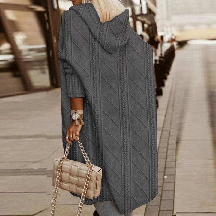 Sophie™ - Langer Cardigan mit Kapuze - Modefluss